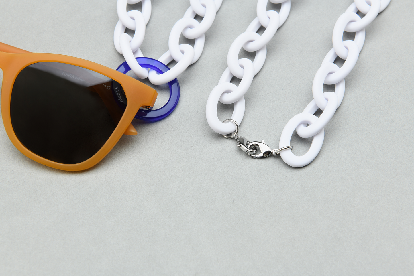 Glasses Chain - Blue Ring
